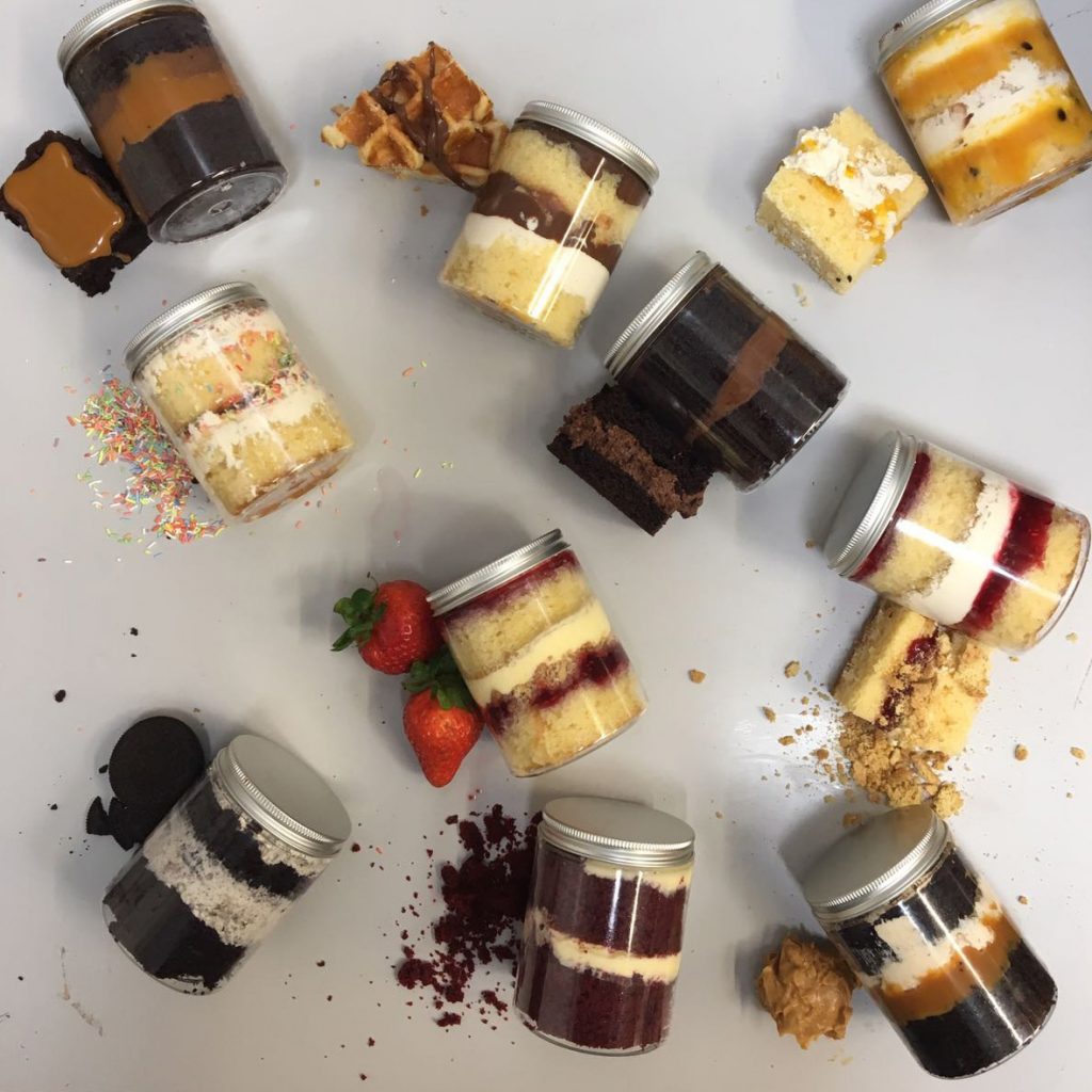 Cake Jars x4 Kake Temptations